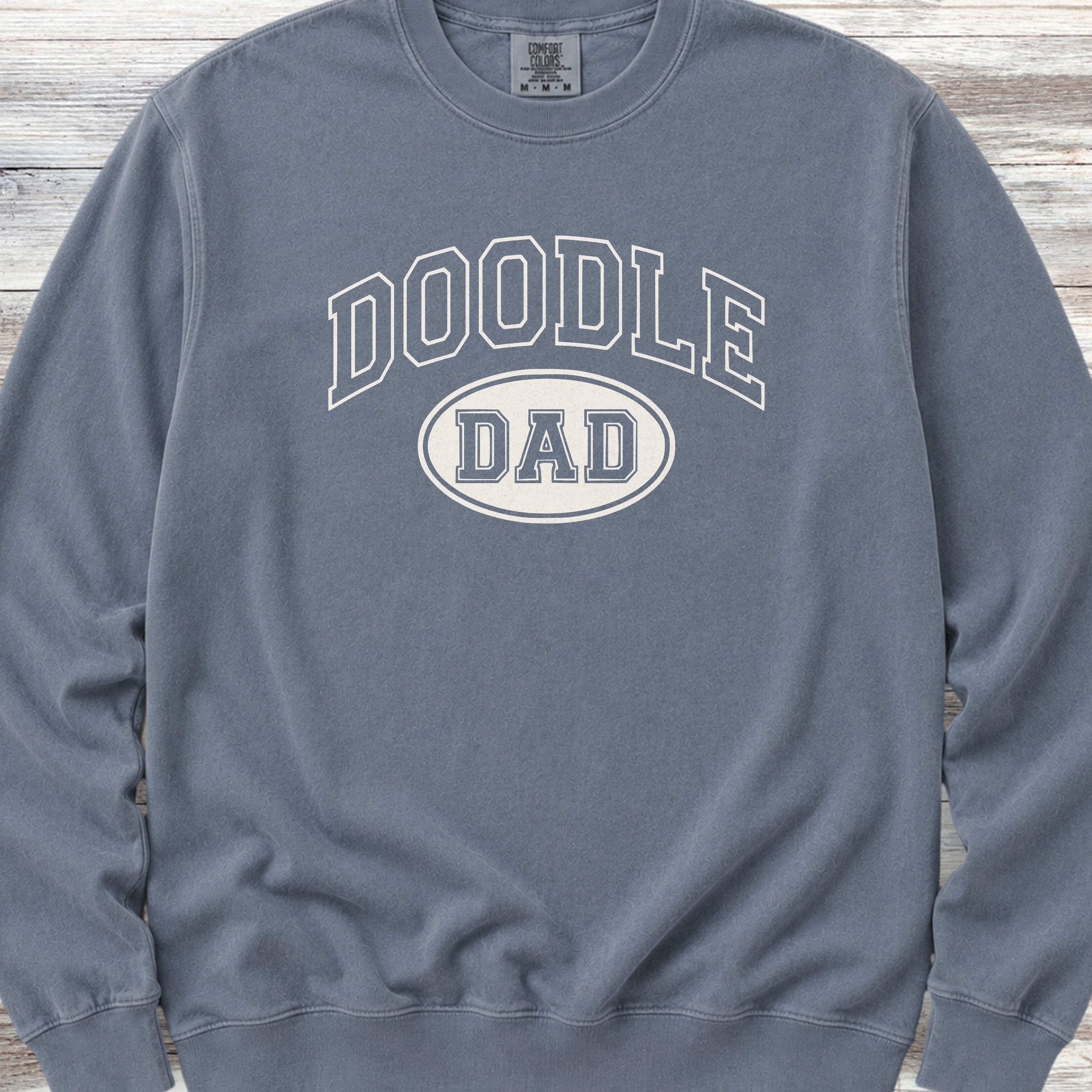 Doodle Dad Sweatshirt - Blue Jean