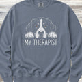 Bernese Mountain Dog Therapist Sweatshirt - Blue Jean