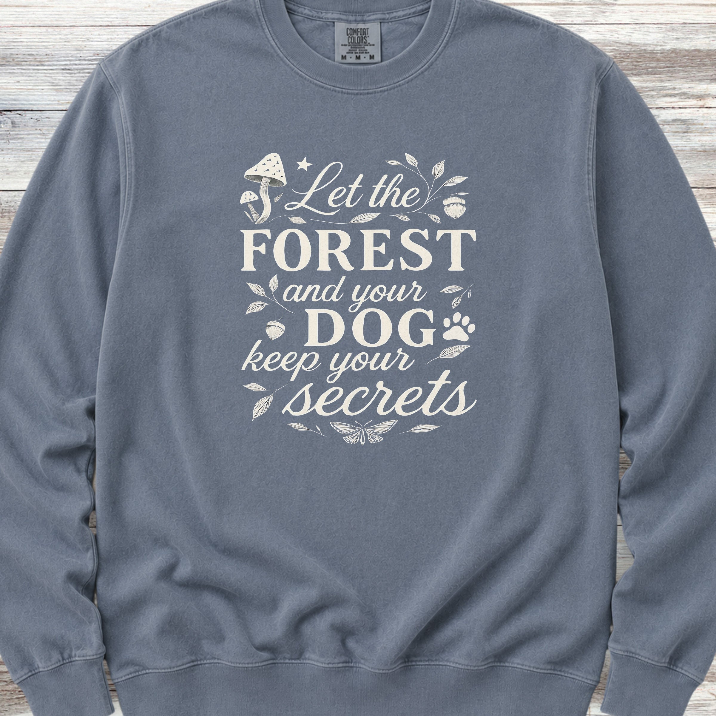Secrets Sweatshirt - Blue Jean