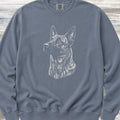 Dutch Shepherd Loyalty Sweatshirt - Blue Jean