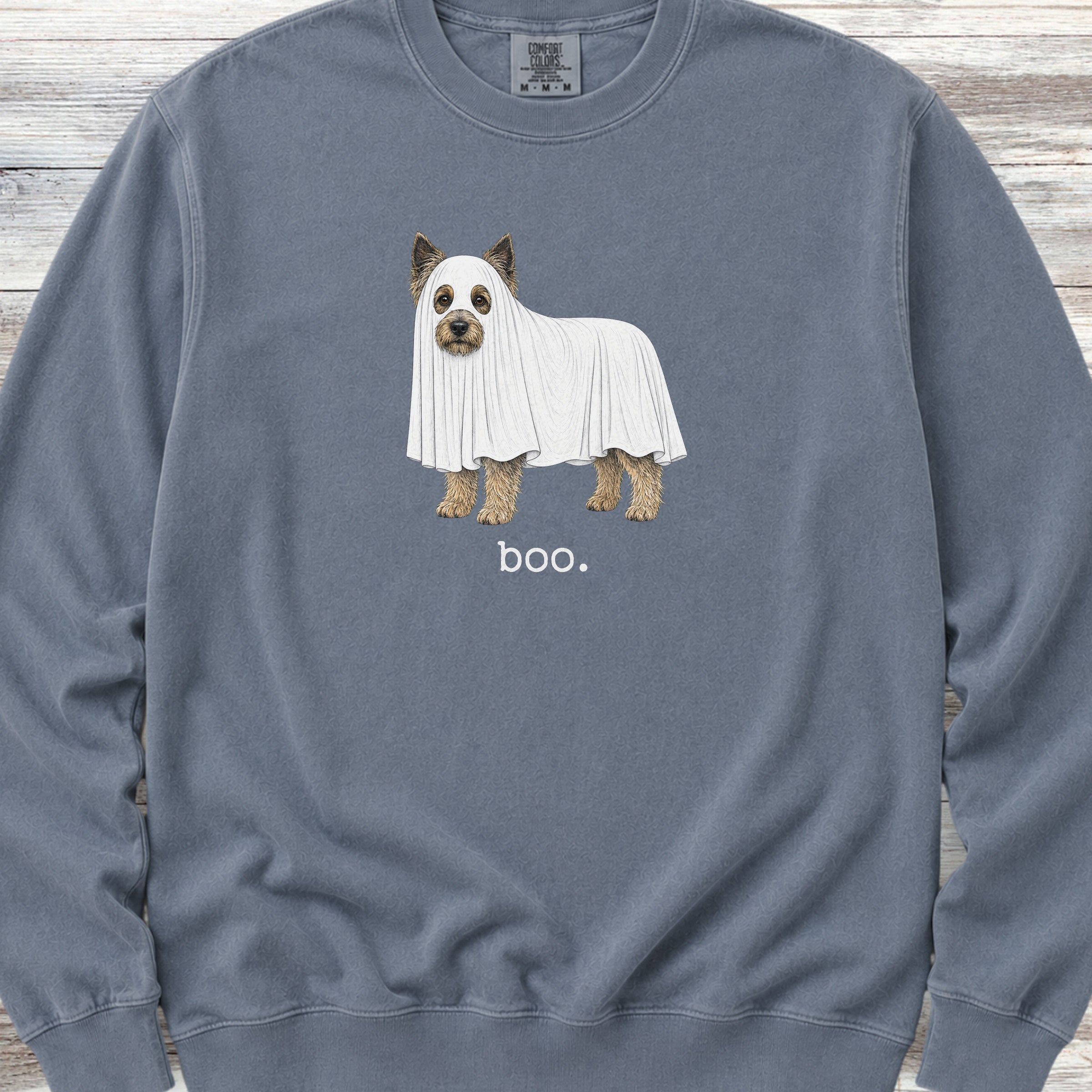 Cairn Terrier Boo Sweatshirt - Blue Jean