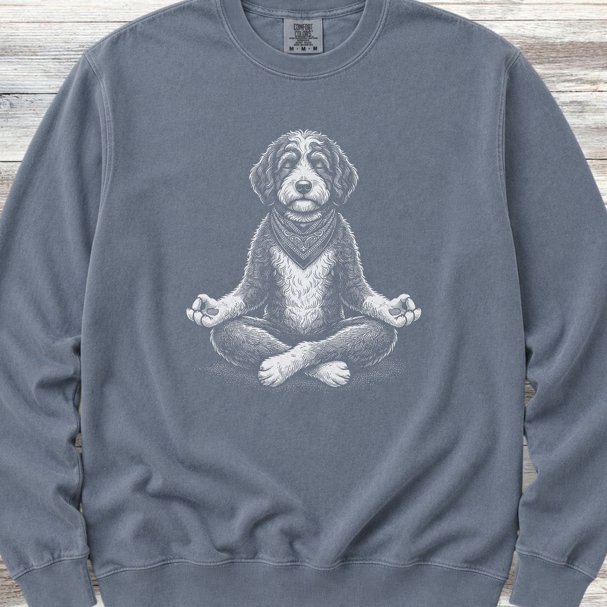 Bernedoodle Still Waters Sweatshirt - Blue Jean