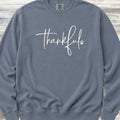 Thankful Sweatshirt - Blue Jean