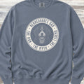 Bernedoodle Dad Legend Sweatshirt - Blue Jean