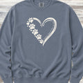 Australian Shepherd Loyal Heart Sweatshirt - Blue Jean