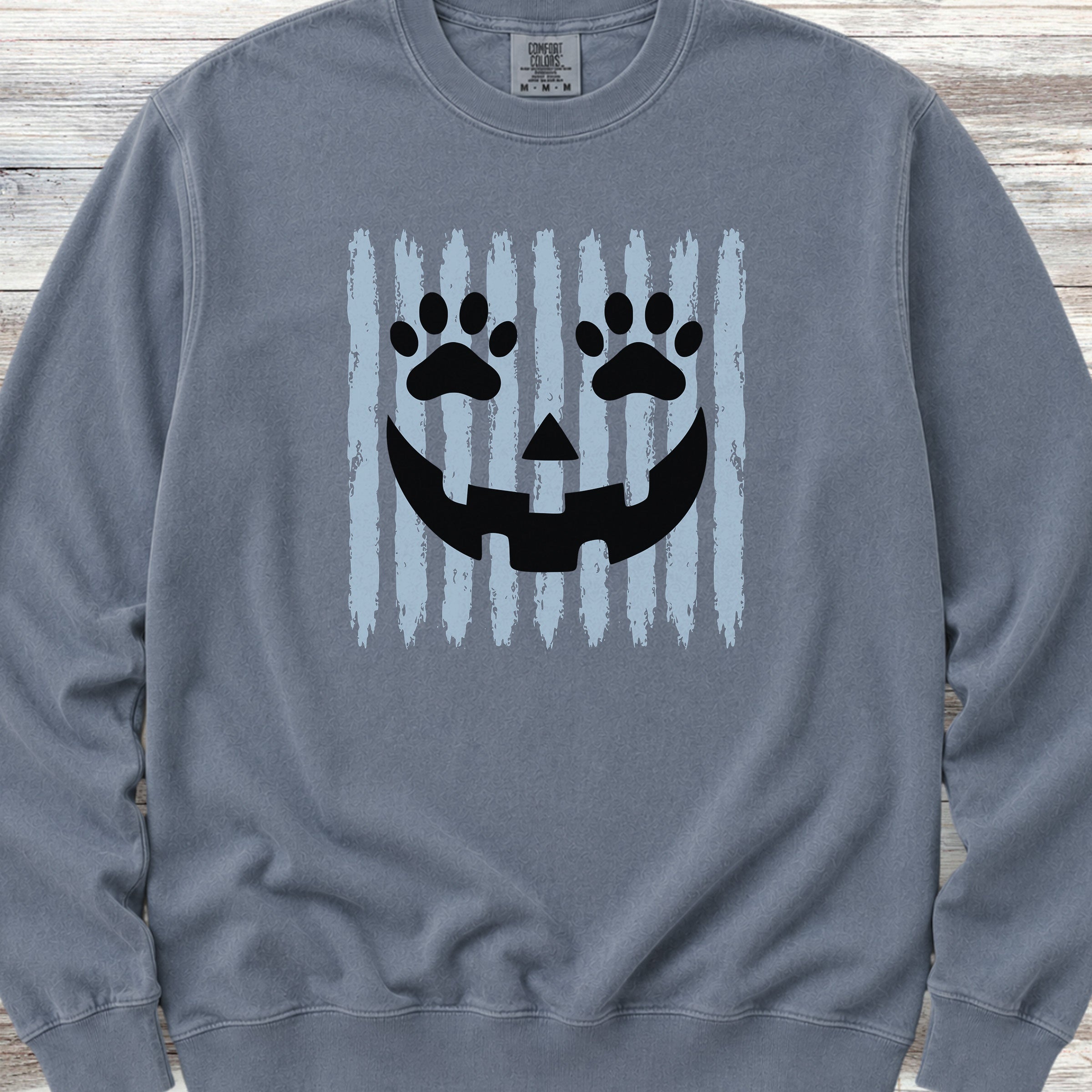 Jack O Lantern Sweatshirt - Blue Jean