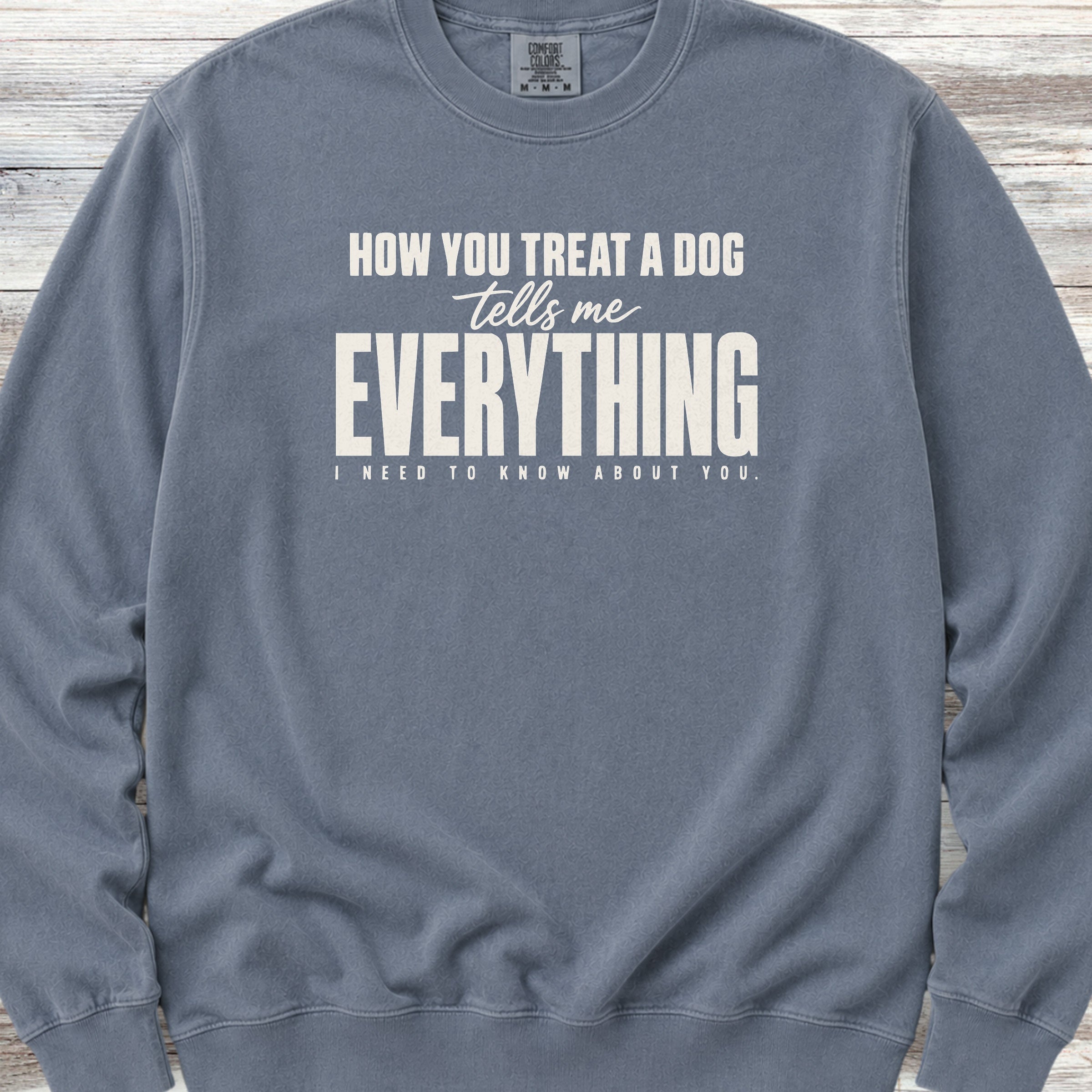 Everything Sweatshirt - Blue Jean
