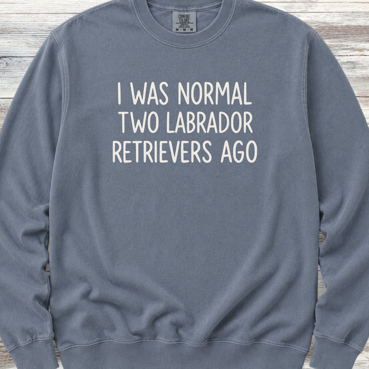 Labrador Retriever Normal Sweatshirt - Blue Jean