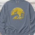 German Shorthaired Pointer Halloween Moon Sweatshirt - Blue Jean