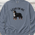 Bernese Mountain Dog Lean on Me Sweatshirt - Blue Jean