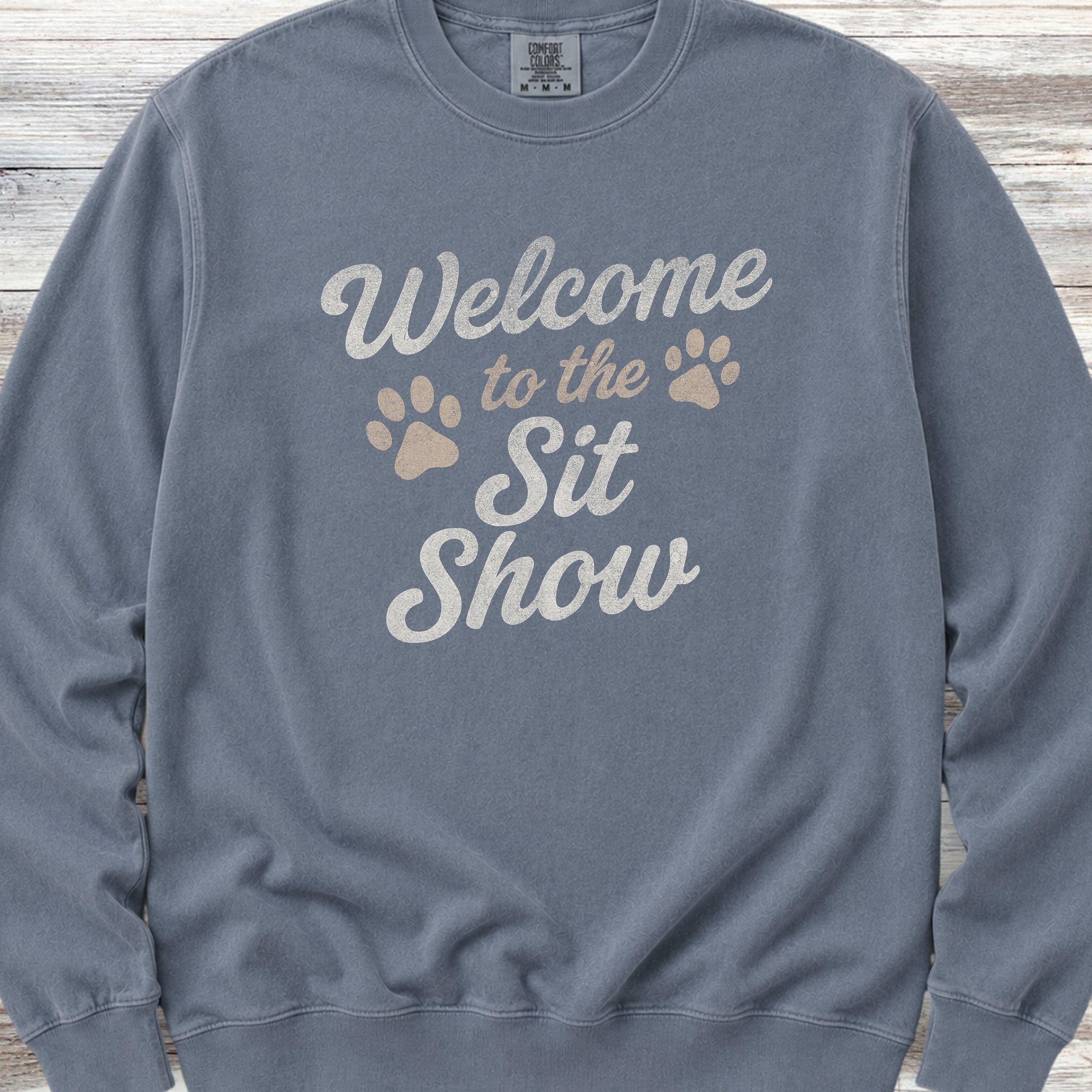 Sit Show Sweatshirt - Blue Jean