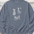Skelly Dog Sweatshirt - Blue Jean