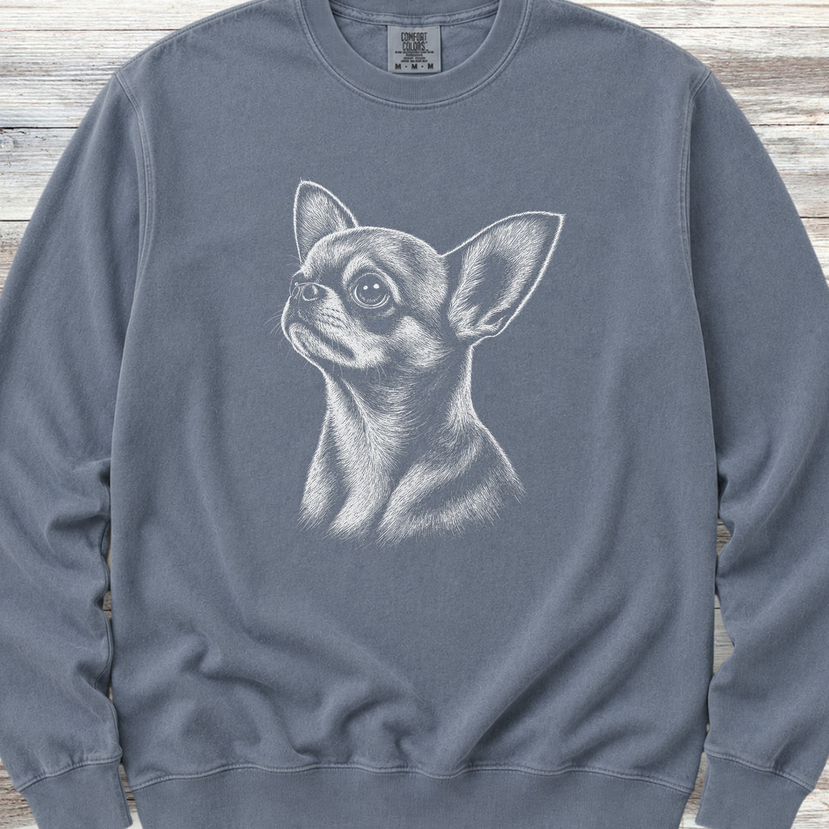 Chihuahua Loyalty Sweatshirt - Blue Jean