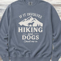 Hiking & Dogs Sweatshirt - Blue Jean