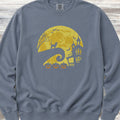 Beagle Halloween Moon Sweatshirt - Blue Jean