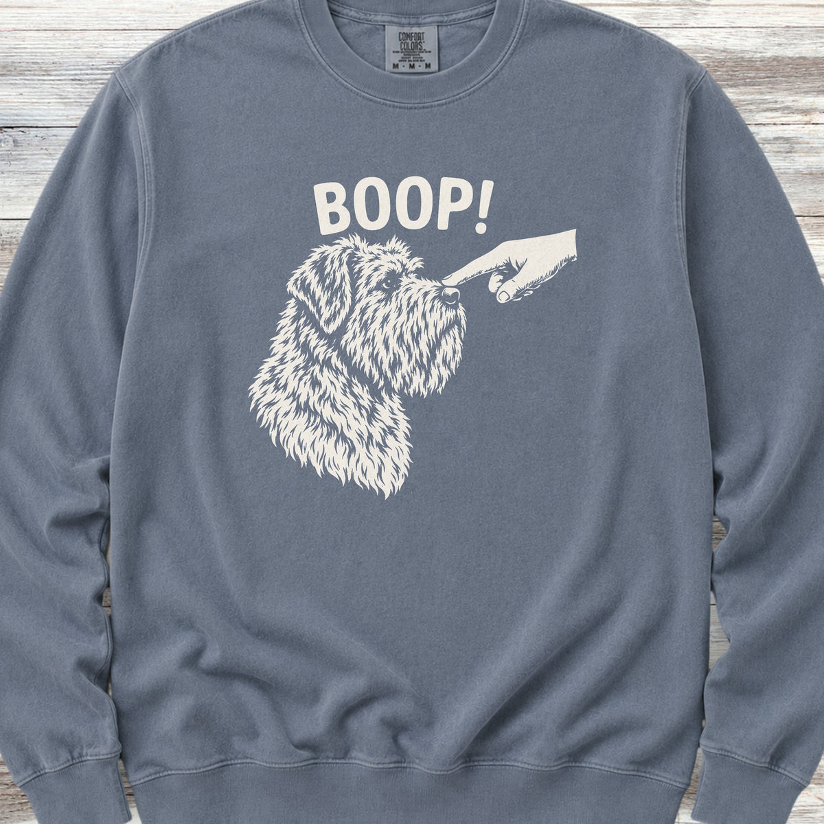 Bouvier BOOP! Sweatshirt - Blue Jean