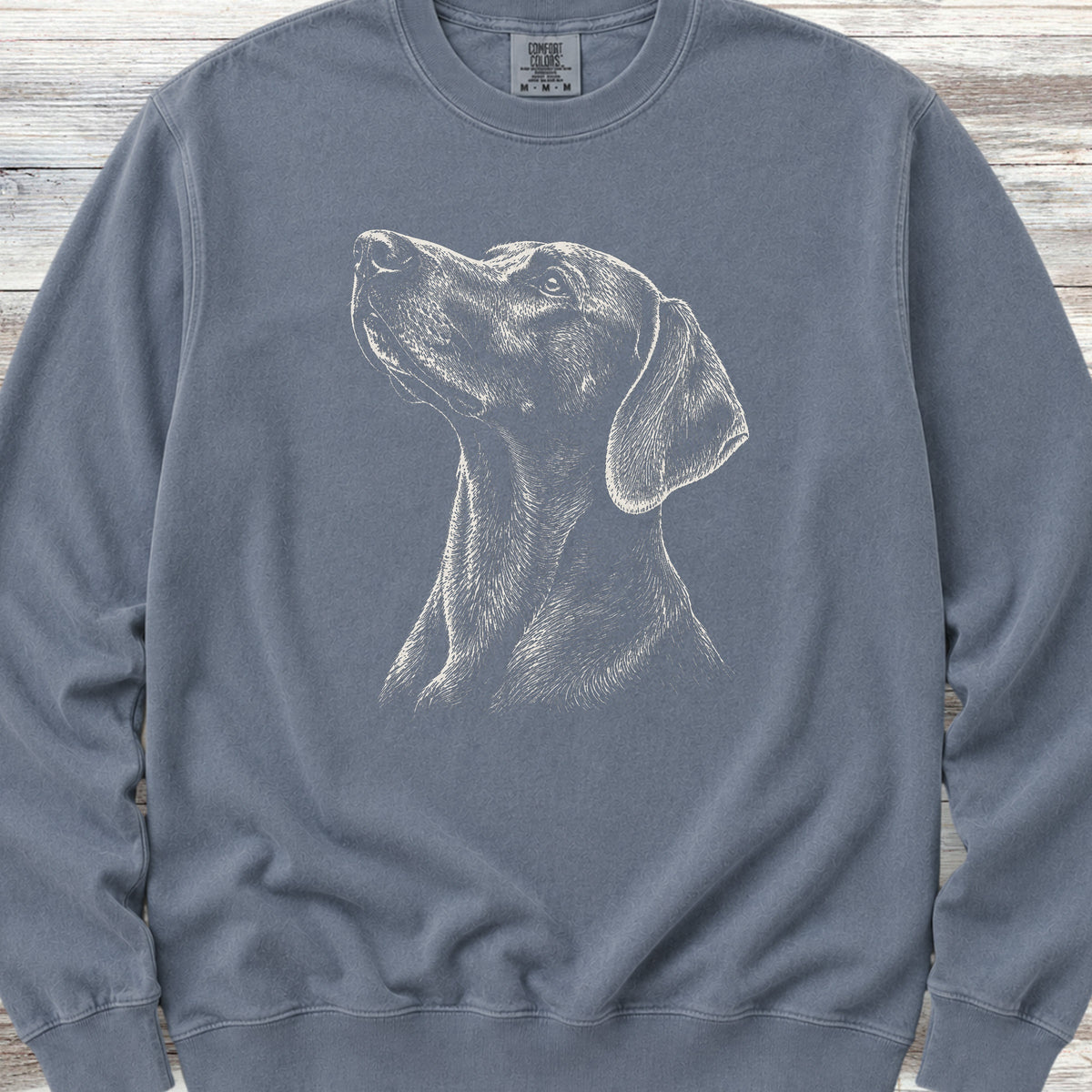 Vizsla Loyalty Sweatshirt - Blue Jean