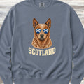 Australian Cattle Dog Red Scotland Sweatshirt - Blue Jean