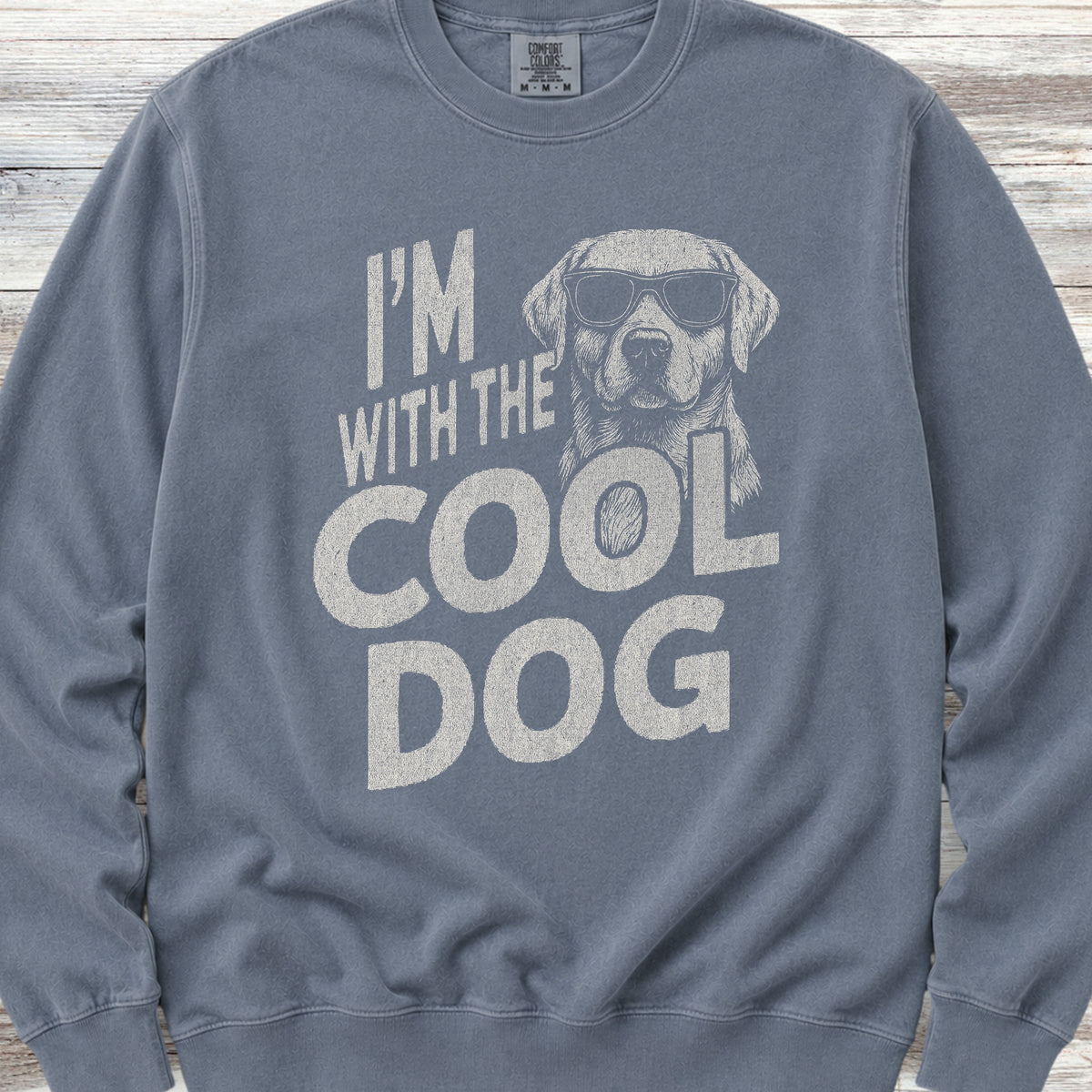 Labrador Retriever Cool Dog Sweatshirt - Blue Jean