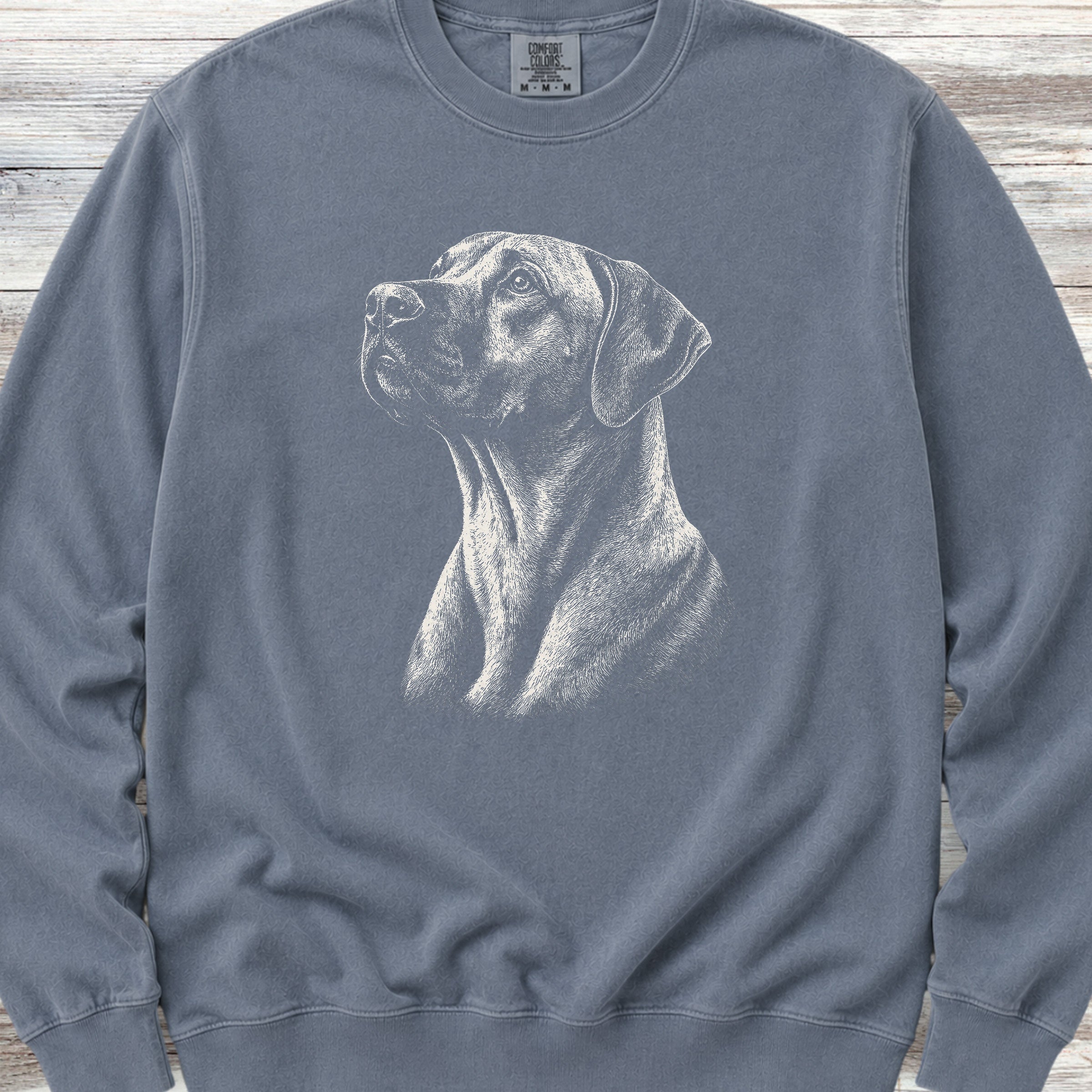 Rhodesian Ridgeback Loyalty Sweatshirt - Blue Jean