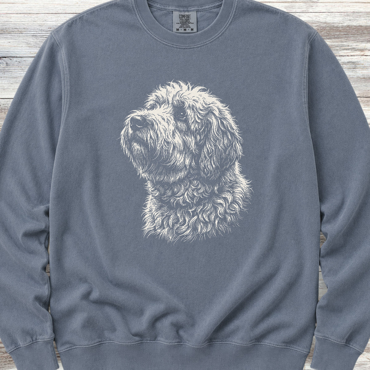 Old English Sheepdog Loyalty Sweatshirt - Blue Jean
