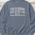 Swiss Mountain Dog Better Sweatshirt - Blue Jean