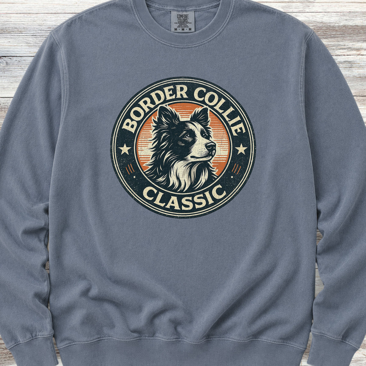 Border Collie Classic Sweatshirt - Blue Jean