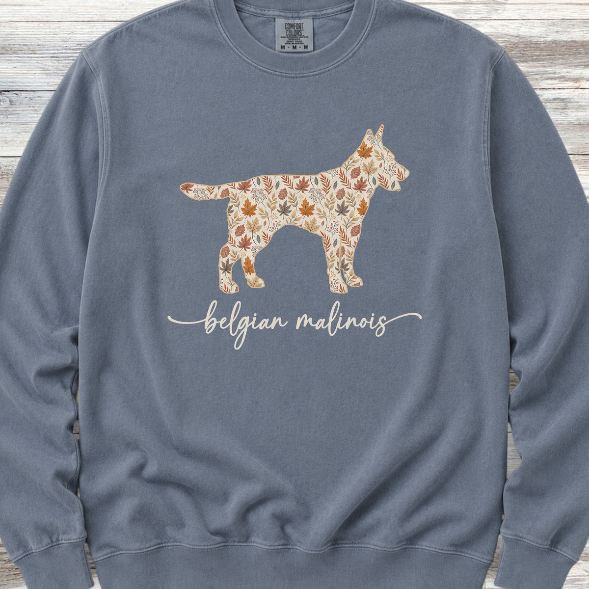 Belgian Malinois Fall Sweatshirt - Blue Jean