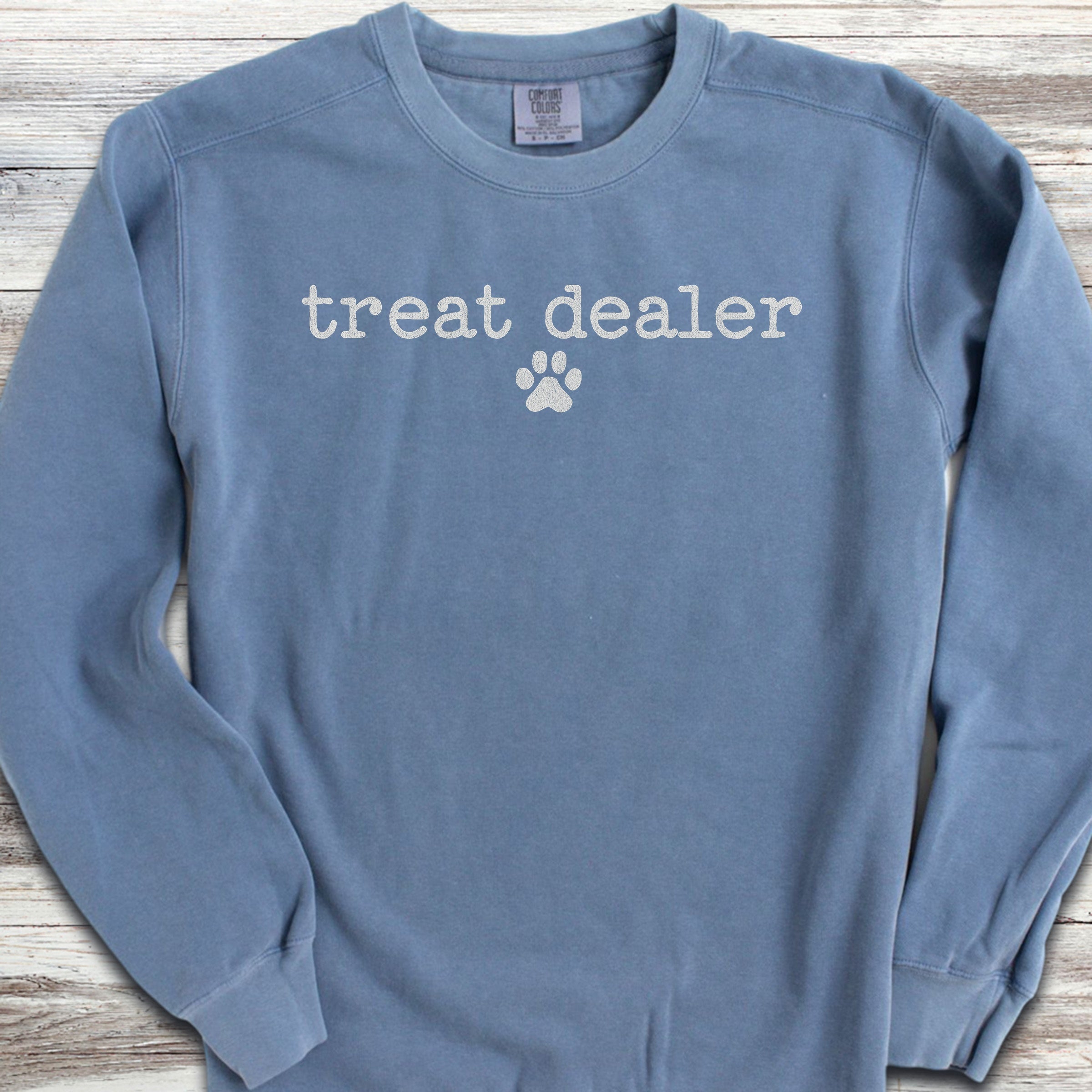 Vintage Treat Dealer Sweatshirt - Blue Jean