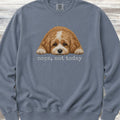 Cavapoo Nope Sweatshirt - Blue Jean