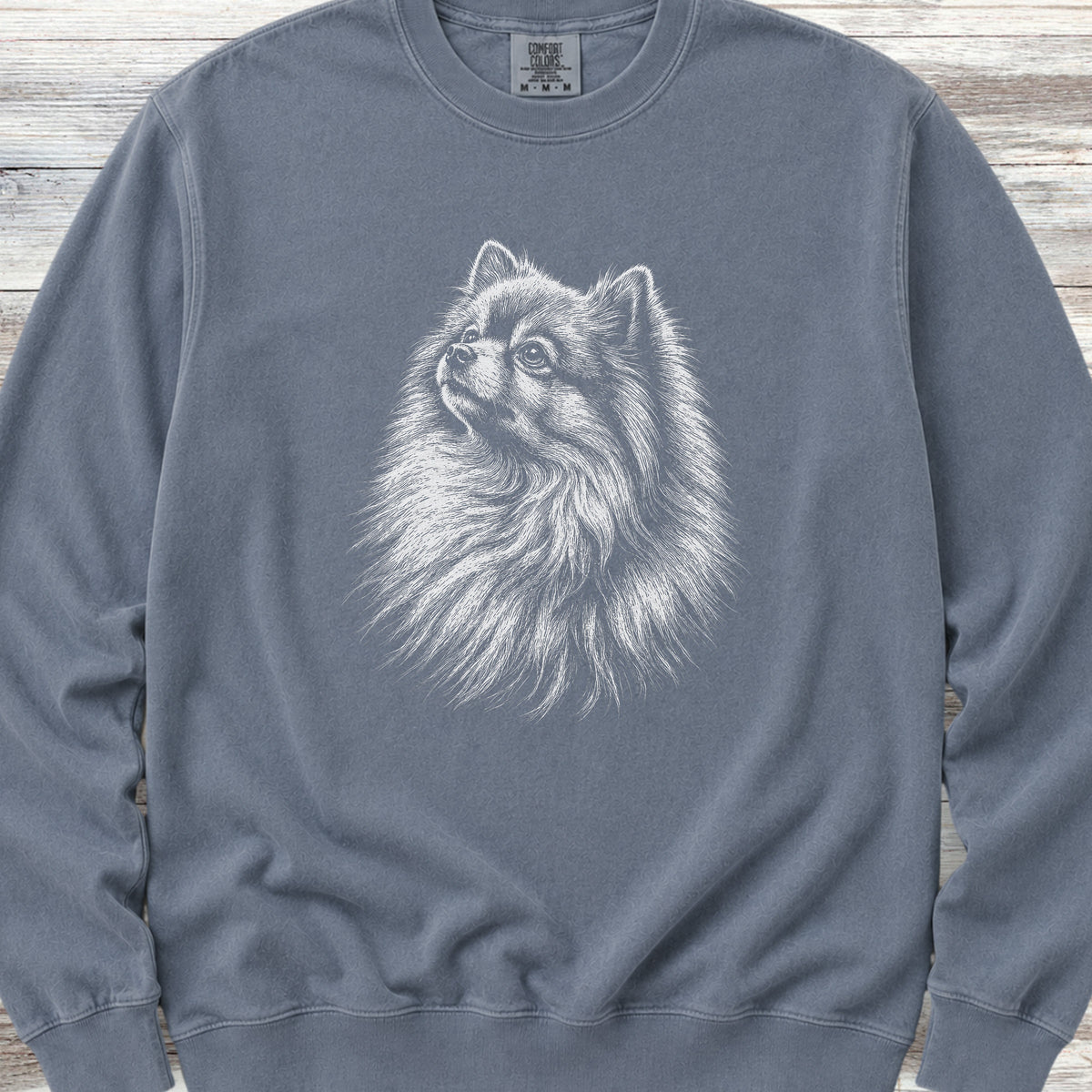 Pomeranian Loyalty Sweatshirt - Blue Jean