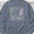 Bernese Mountain Dog Linocut Sweatshirt - Blue Jean