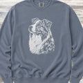 Australian Shepherd Loyalty Sweatshirt - Blue Jean