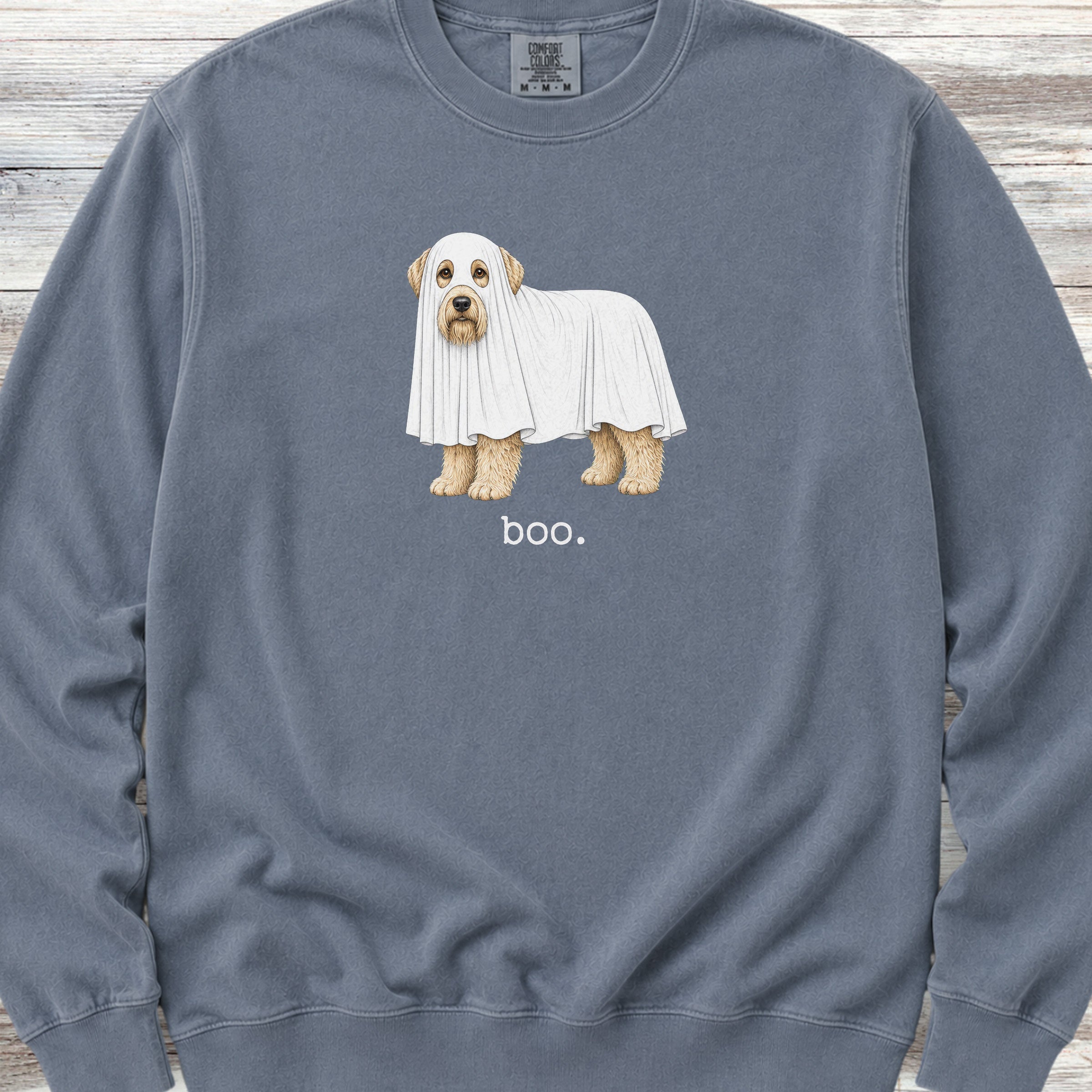 Soft Coated Wheaten Terrier Boo Sweatshirt - Blue Jean