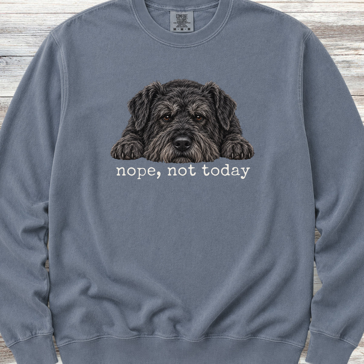 Bouvier Nope Sweatshirt - Blue Jean