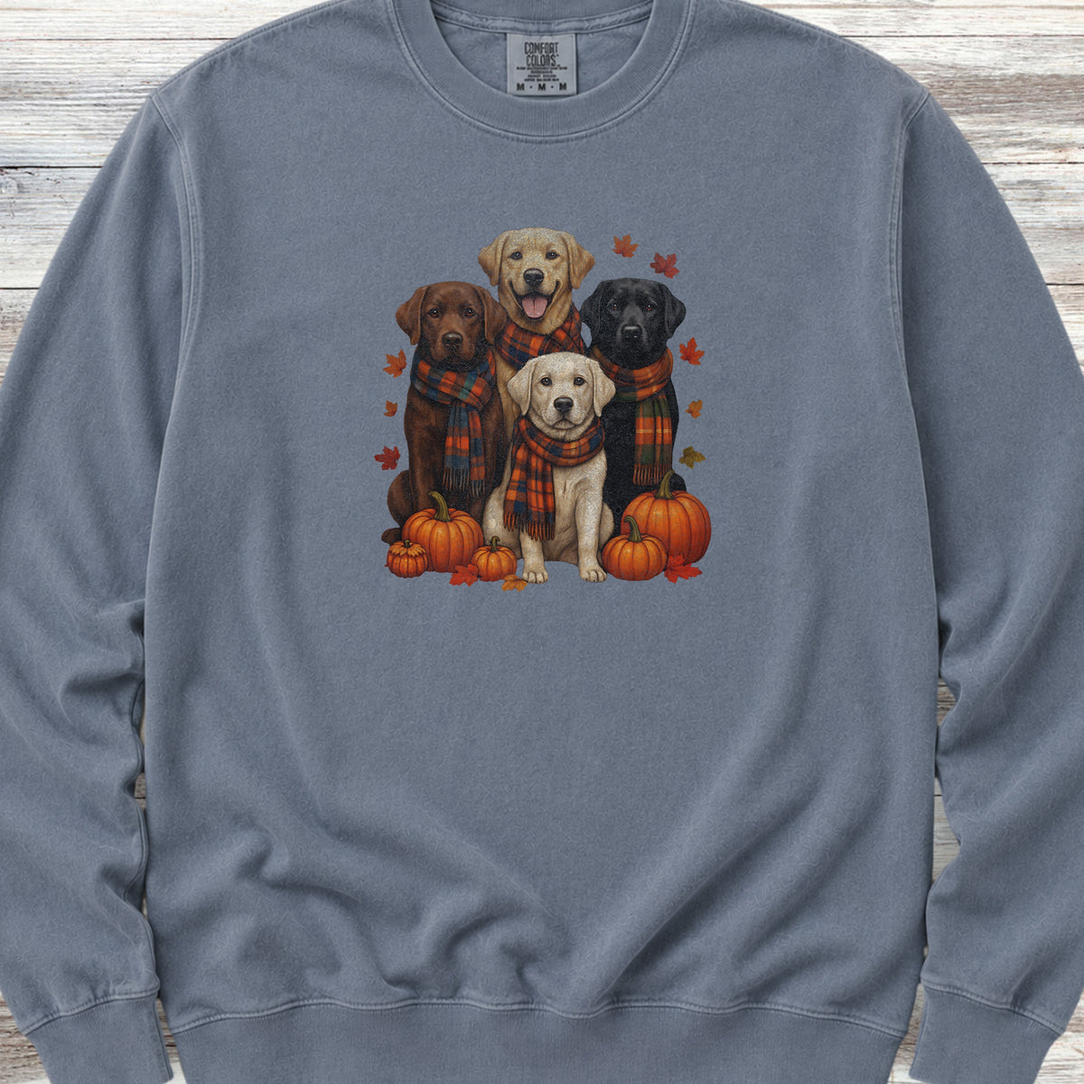 Labrador Retriever Fall Sweatshirt - Blue Jean