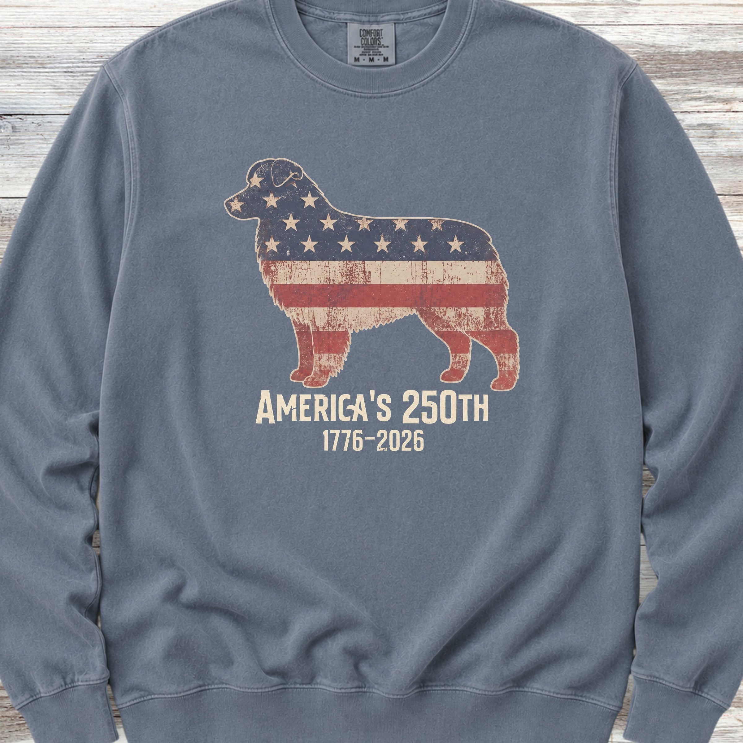 Australian Shepherd 250 Sweatshirt - Blue Jean