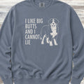 Bernese Mountain Dog Big Butts Sweatshirt - Blue Jean