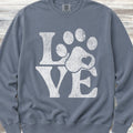 Love Sweatshirt - Blue Jean