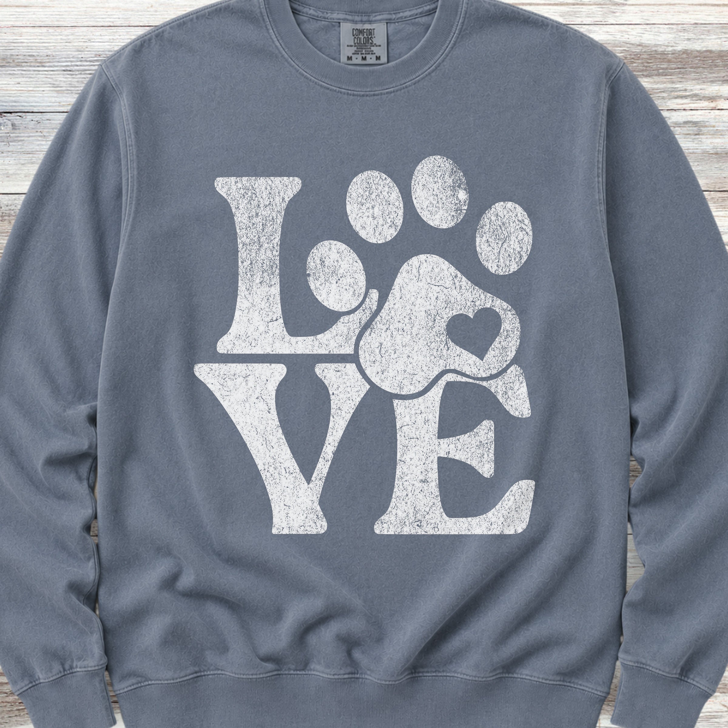 Love Sweatshirt - Blue Jean