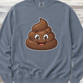 Dog Poop Sweatshirt - Blue Jean