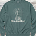 German Shorthaired Pointer Bless Your Heart Sweatshirt - Blue Spruce