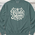 Vizsla Groovy Mom Sweatshirt - Blue Spruce