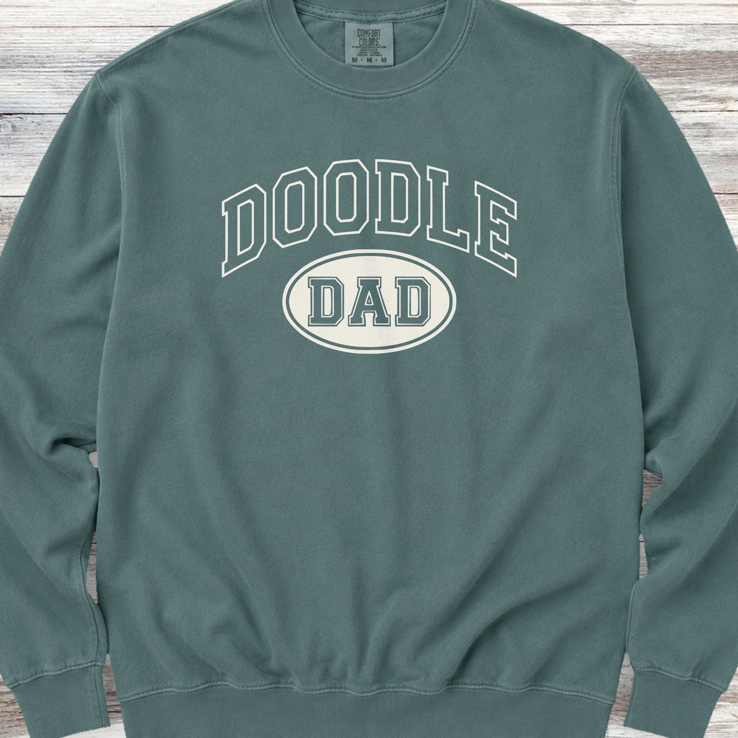 Doodle Dad Sweatshirt - Blue Spruce