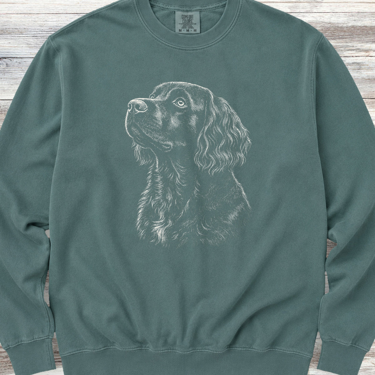 Boykin Spaniel Loyalty Sweatshirt - Blue Spruce