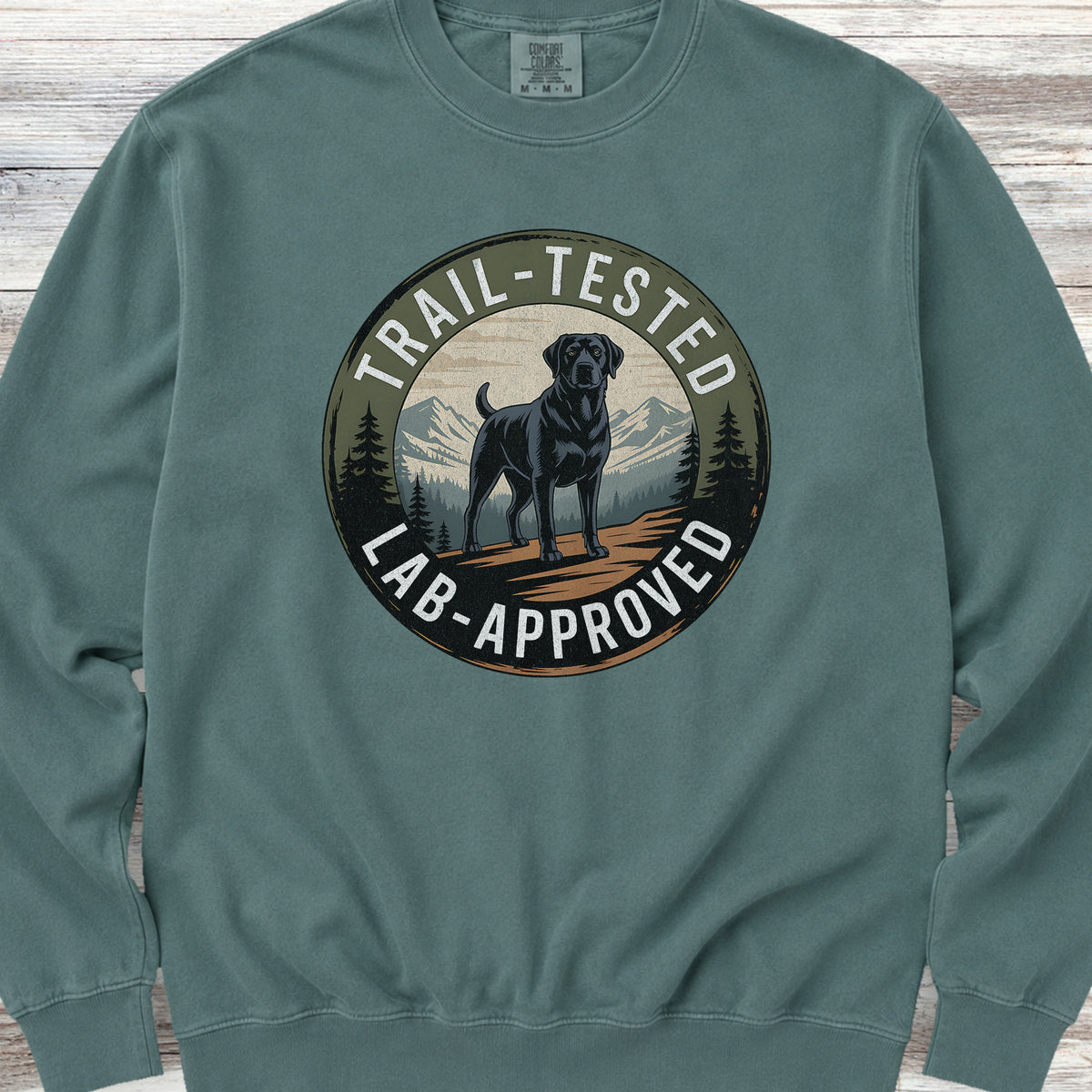 Trail Tested Lab Approved Sweatshirt - Blue Spruce