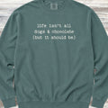 Dogs & Chocolate Sweatshirt - Blue Spruce