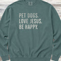 Love Jesus Sweatshirt - Blue Spruce