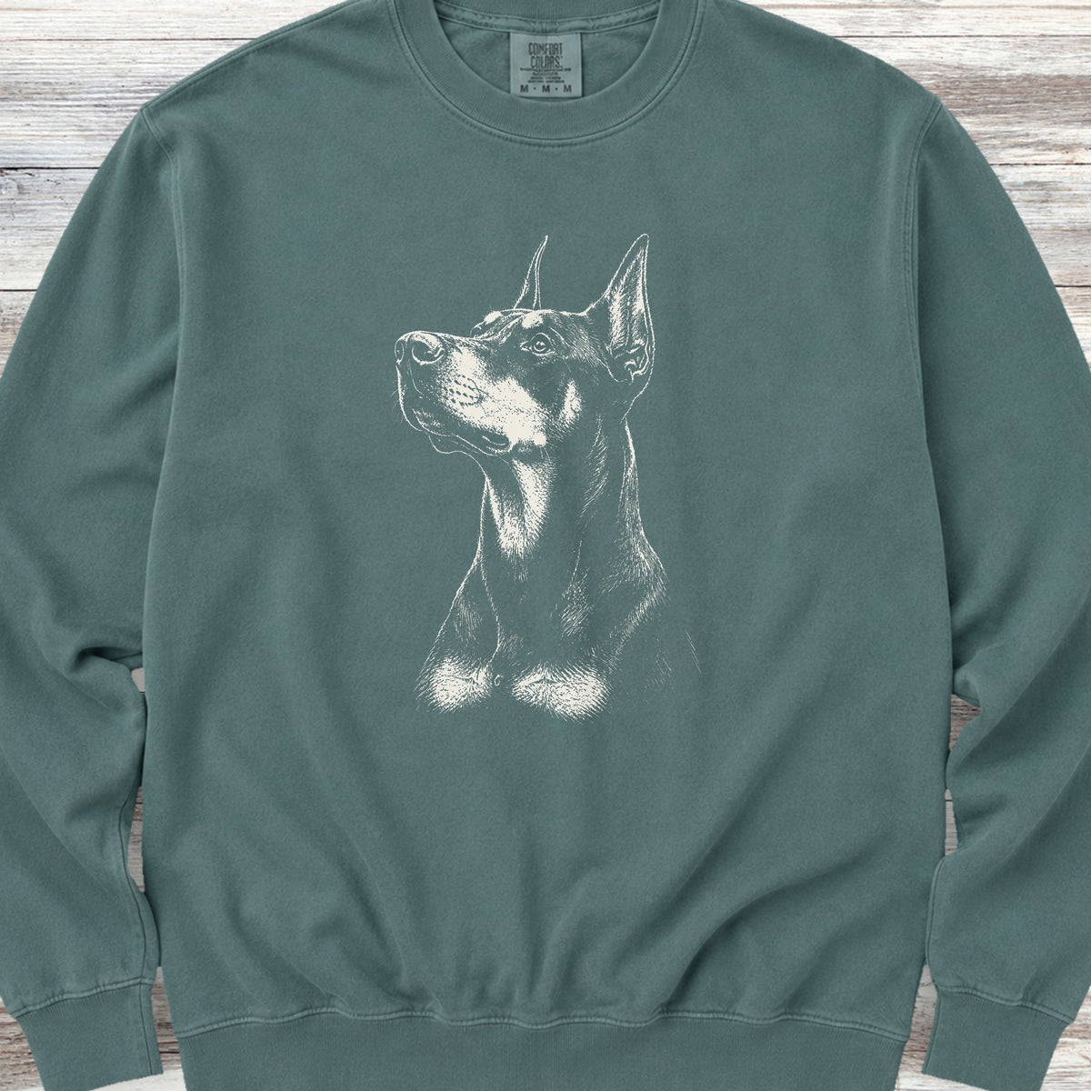Doberman Loyalty Sweatshirt - Blue Spruce