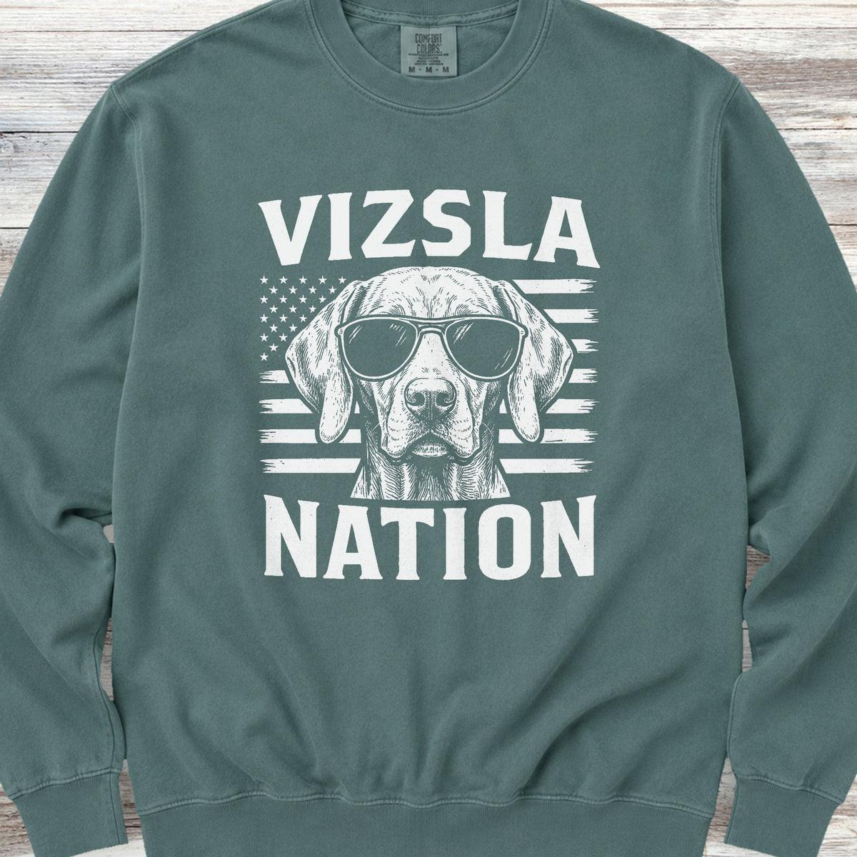 Vizsla Nation Sweatshirt - Blue Spruce